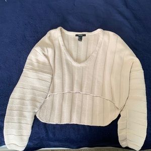 Cream Colored Cropped Sweater